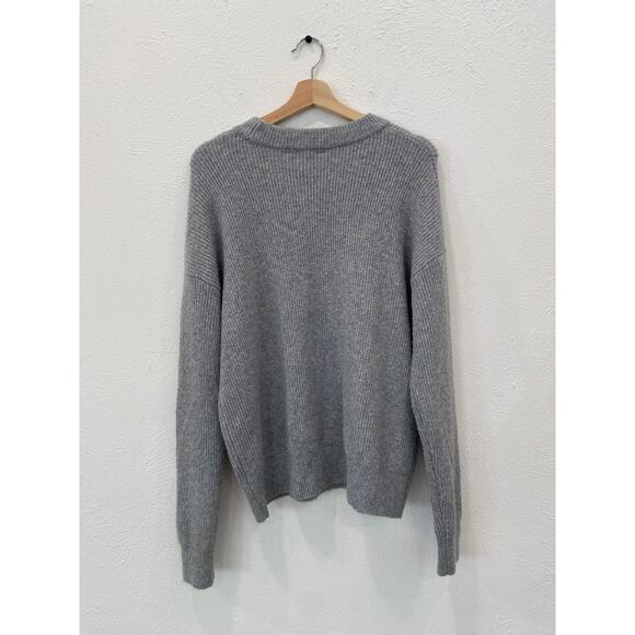 Market & Spruce Grey Knit Sweater Size Large NEW - Picture 2 of 4